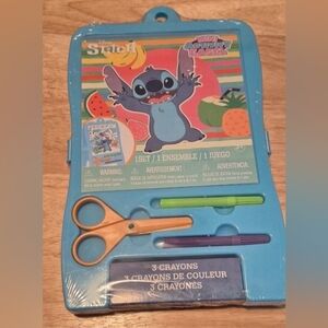 Disney Stitch Mini Activity Easel • Kids Art & Coloring Set • Travel Kit • NEW
